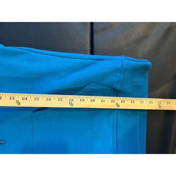 Champion Blue Women Hoodie Size Medium M Capri Blue Hoodie Athletic - Picture 7 of 7